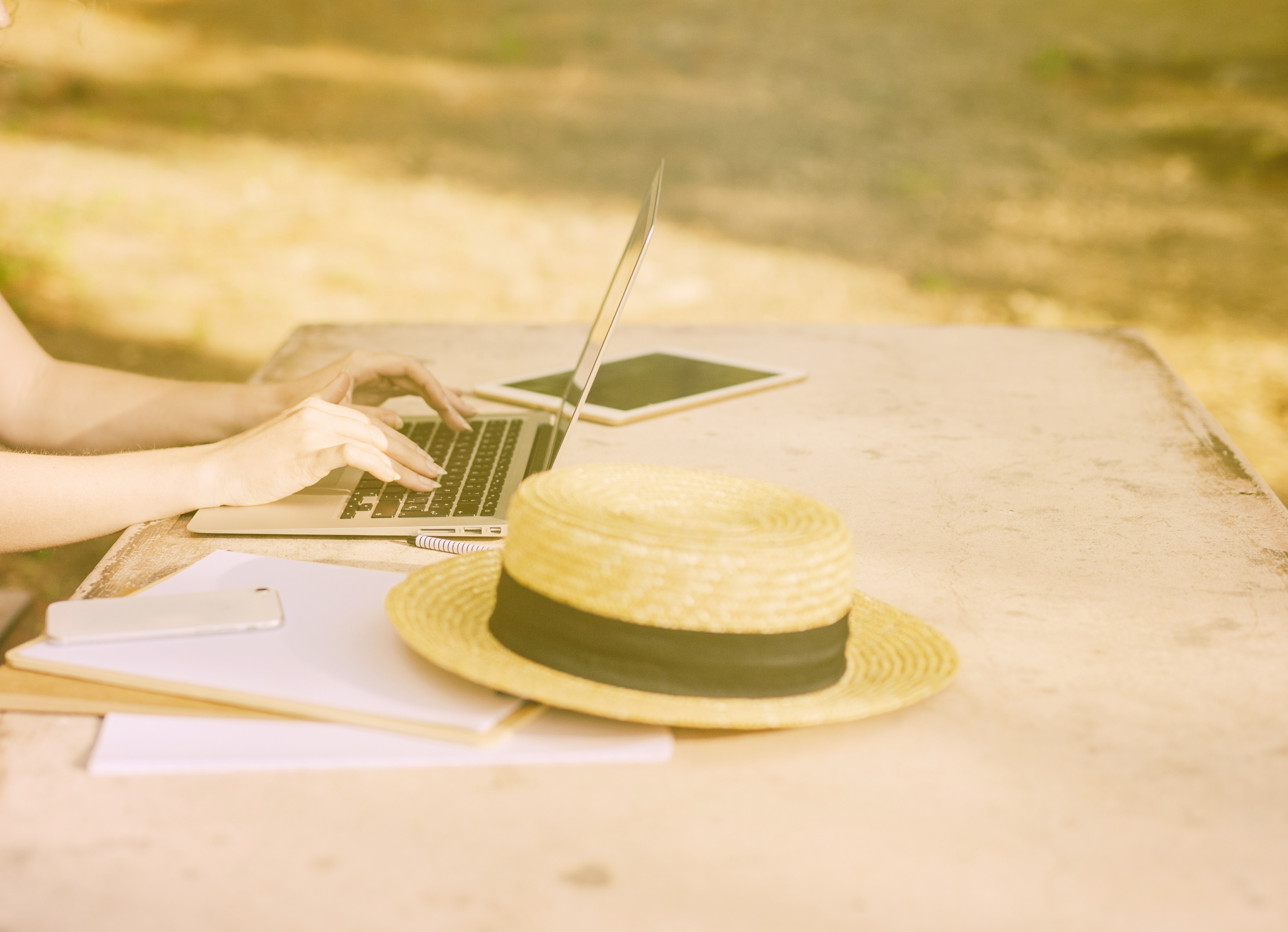 työntekoa kesällä